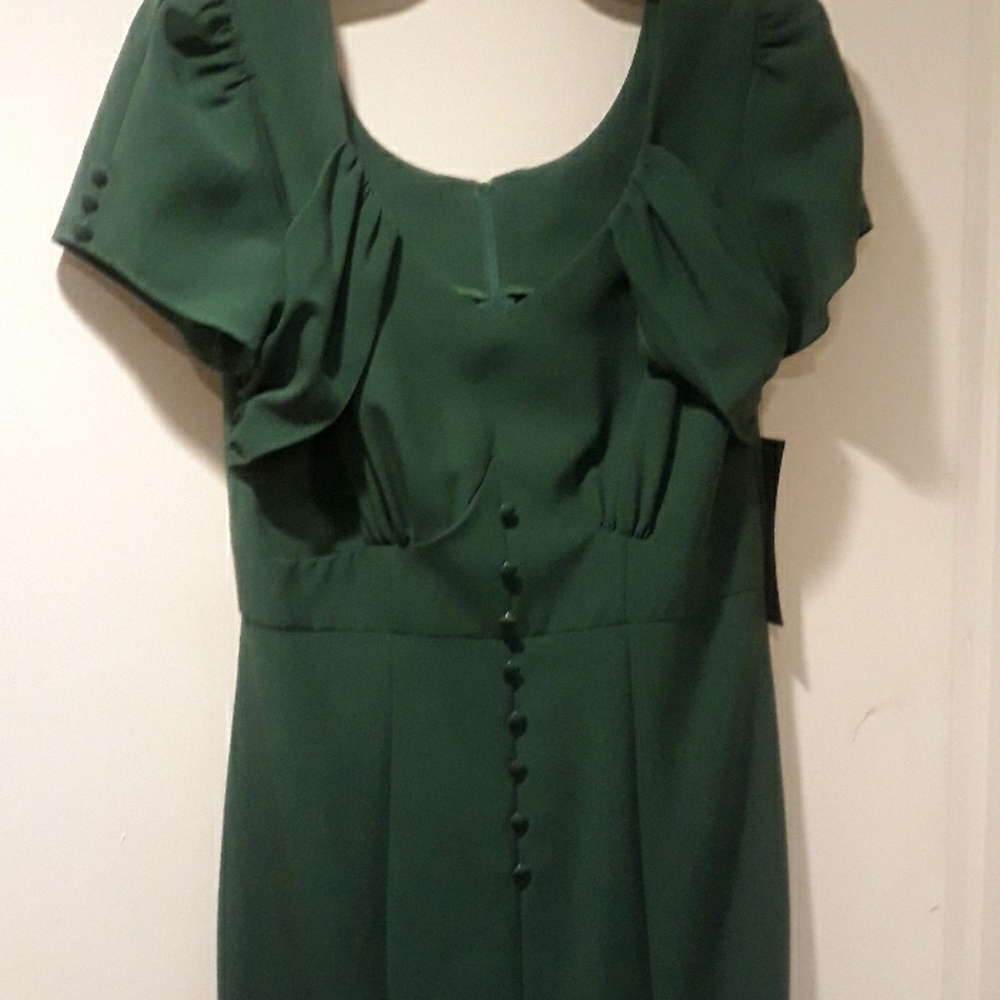 Staring Hunter Green dress brand new never worn